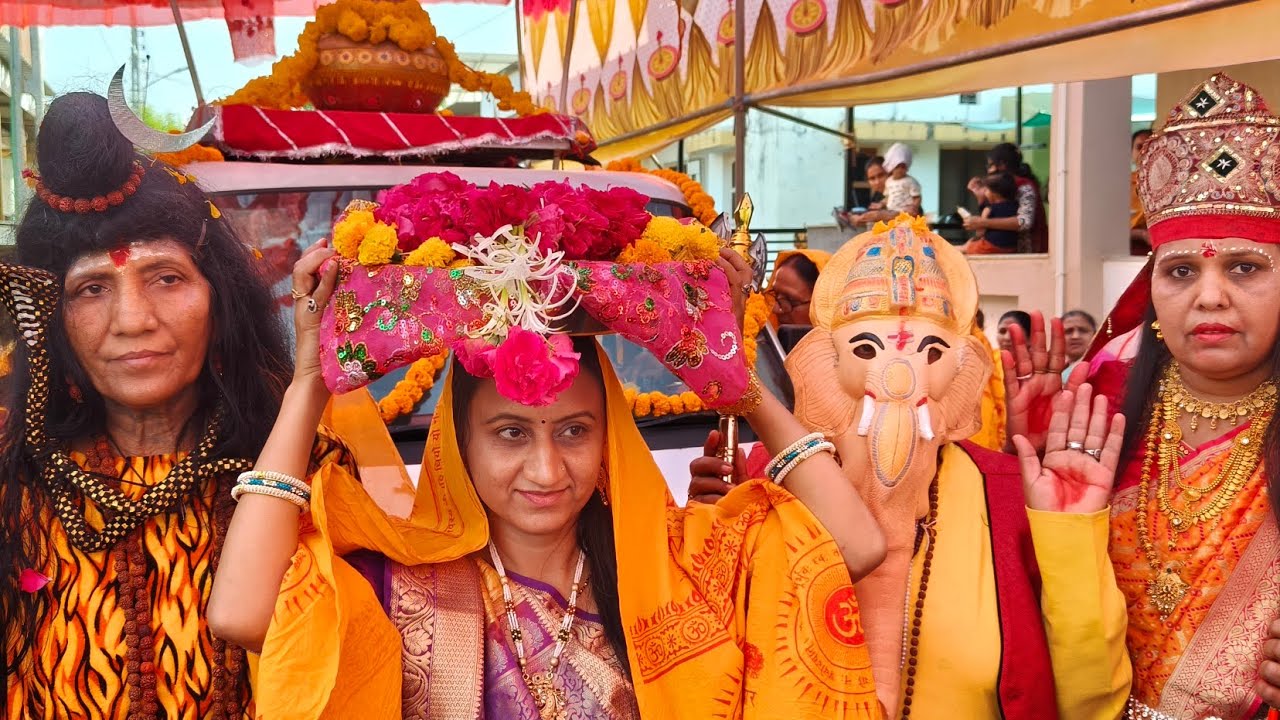 ગાયત્રીમાતાજી ની પોથીયાત્રા / વિસનગર / gaytri Mata Ji Ne poochha Yatra / Visnagar / 