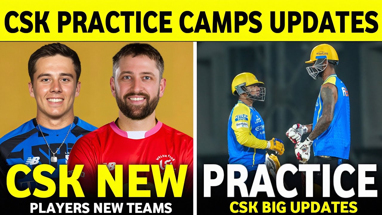 IPL 2026 : Csk Practice Camps Big Updates | Dewald Brevis New Team | CSK News Today ||