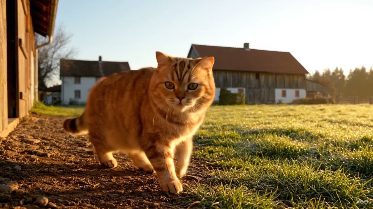 Morning Walk With My Cat – From Home to Nature!