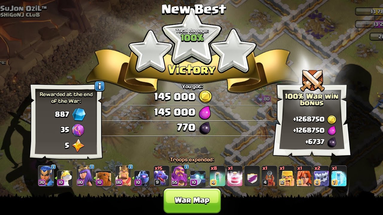 TH14 vs TH15 Royal Champion walk (E-boots + Invisible Spell) + Dragon attack