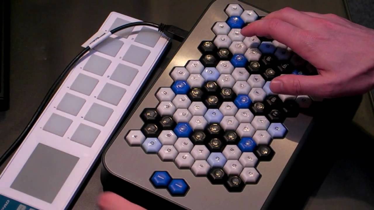 AXiS 49 - Harmonic Table Keyboard, Tutorial & Solo