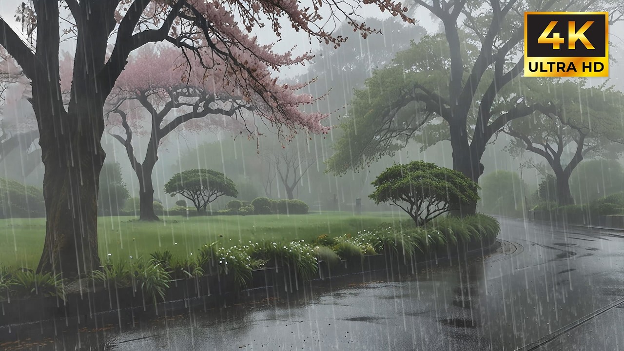 Peaceful Rain Ambience for Deep Sleep to Fall Asleep Fast and Beat Insomnia with Ease
