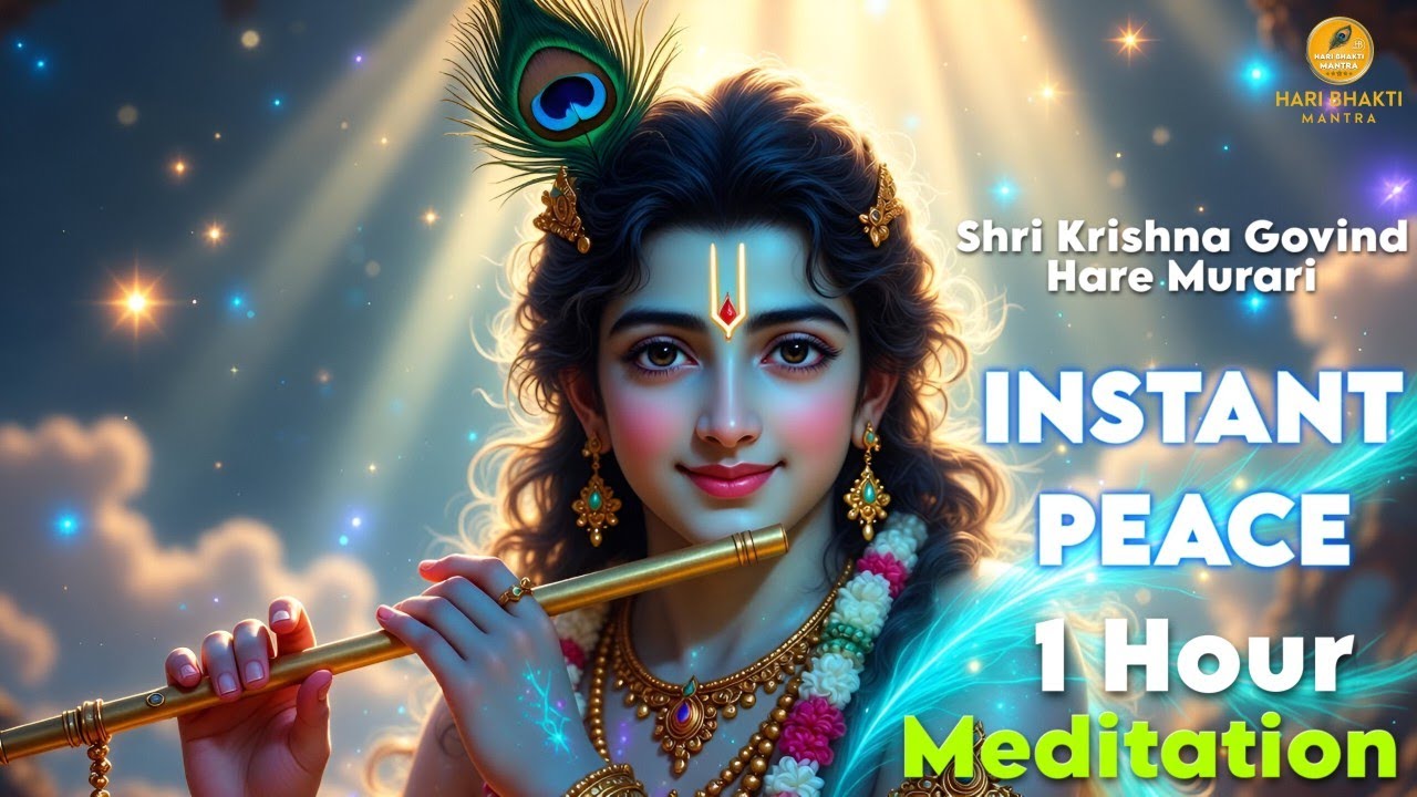 Shri Krishna Govind Hare Murari | Extremely Powerful Krishna Bhajan for Stress Relief & Meditation