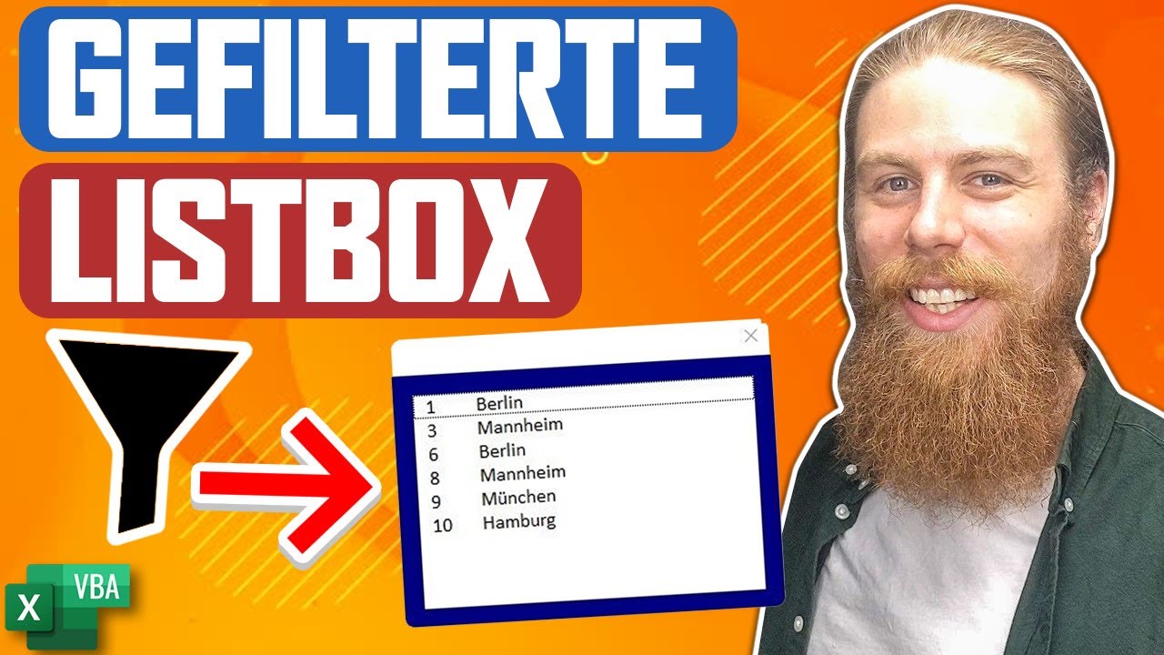 ListBox mit gefilterten Daten aus Tabelle füllen | Excel VBA