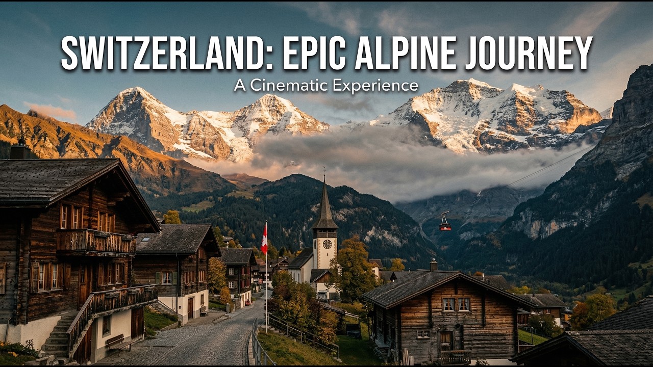 Switzerland: Epic Alpine Journey | Cinematic Travel Film (No Narration)