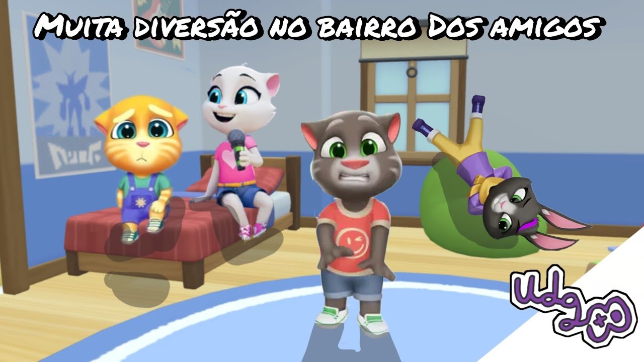 Muita diversão no bairro Dos amigos (my talking tom friends 2)Universo dos Games 🎮