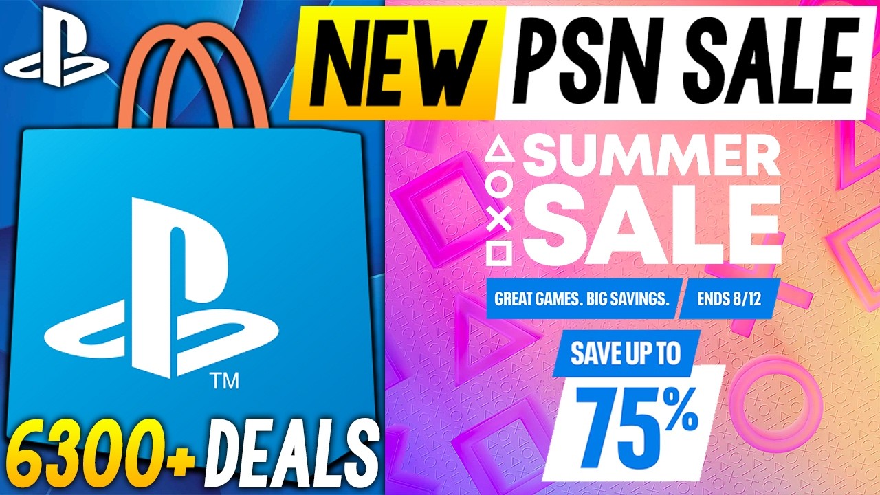 GIGANTIC NEW PSN SALE LIVE NOW! PSN Summer Sale 2026 - 6300+ DEALS (NEW PlayStation Game Deals)