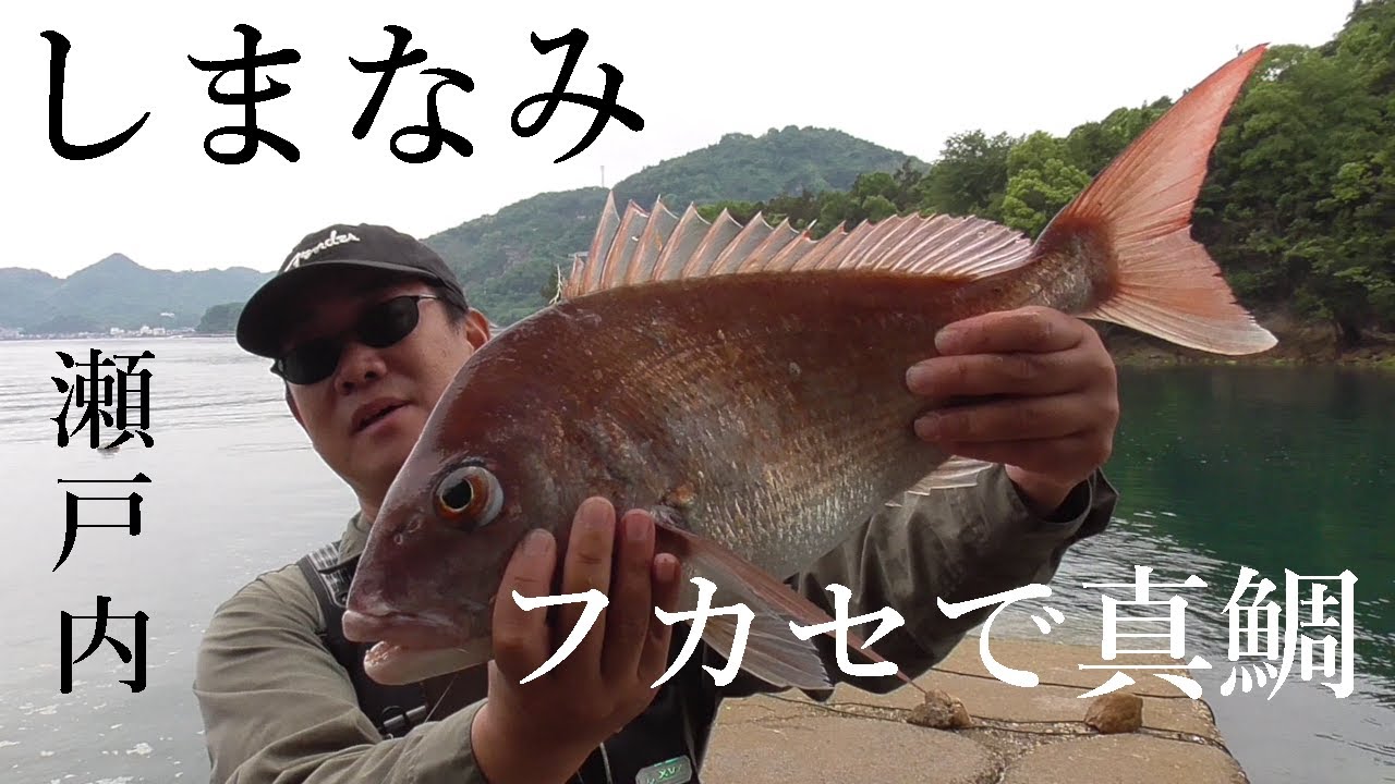 川で鯛を釣る！ 瀬戸内しまなみで真鯛、チヌ(黒鯛)フカセ釣り