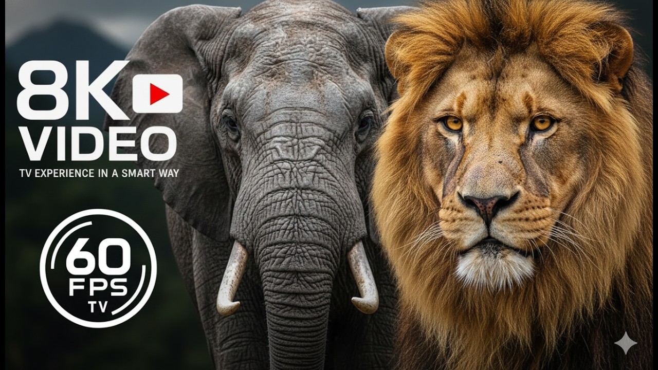 THE LIVING PLANET: Breathtaking Animals in 8K Ultra HD (60FPS HDR)
