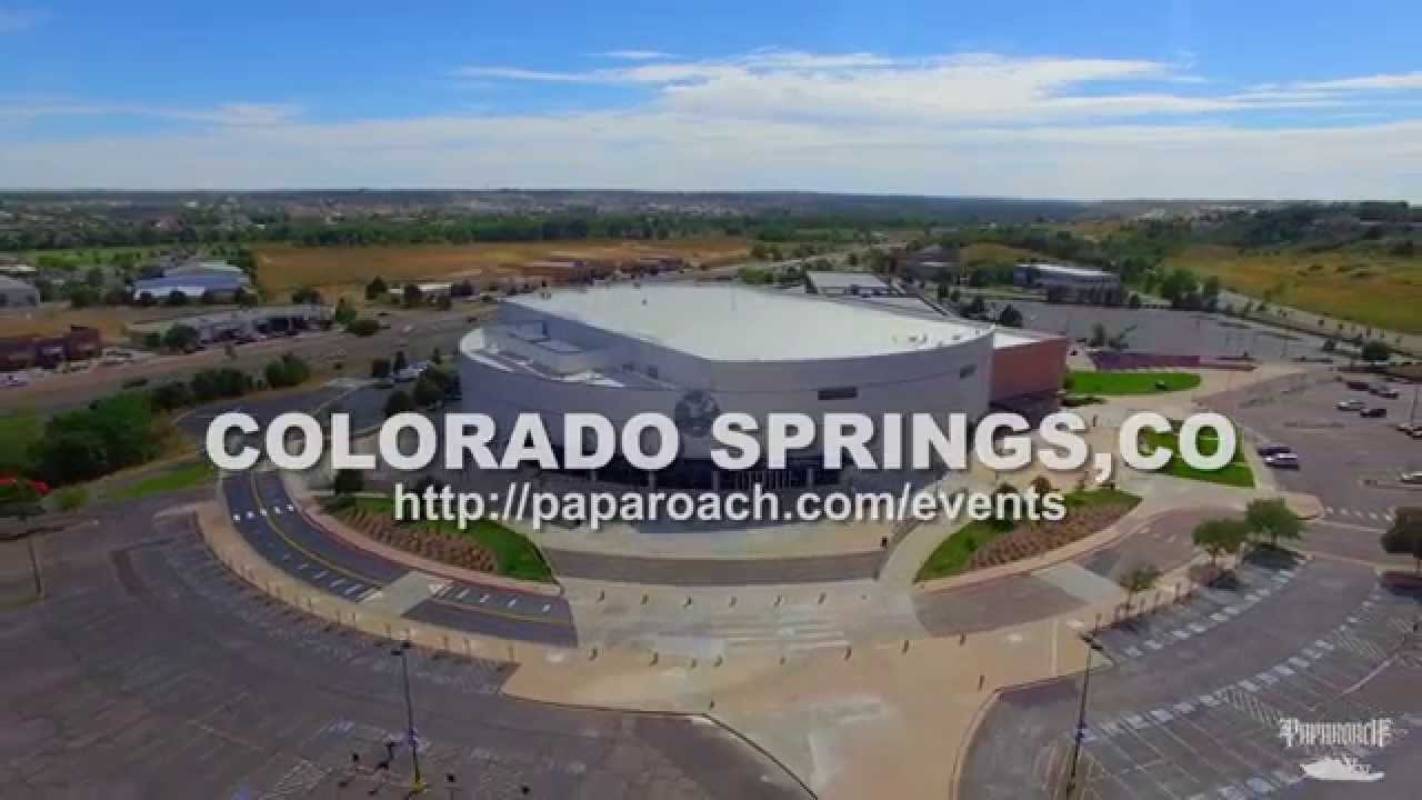 Papa Roach drone footage at Broadmoor World Arena in Colorado Springs