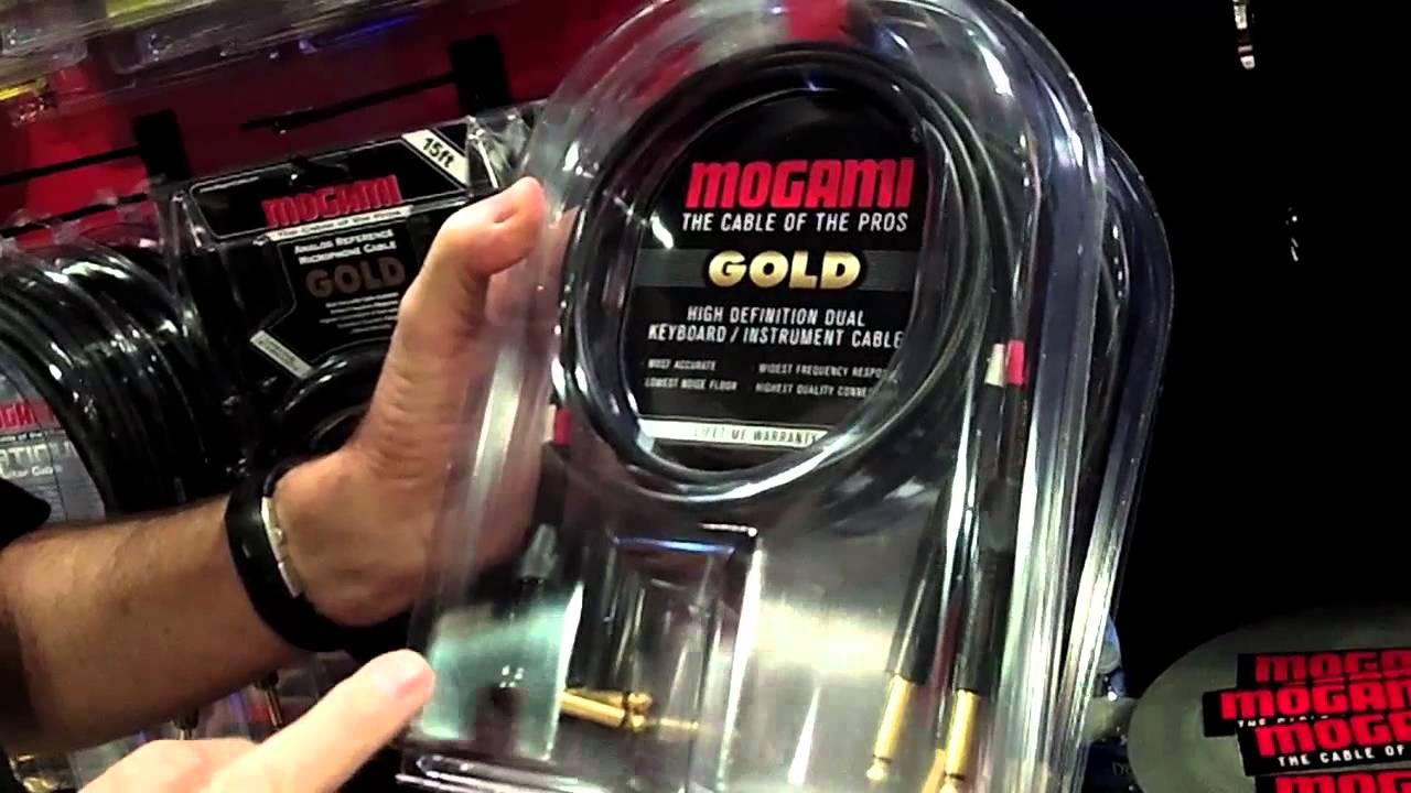 Mogami Keyboard-specific cables at Summer NAMM 2013