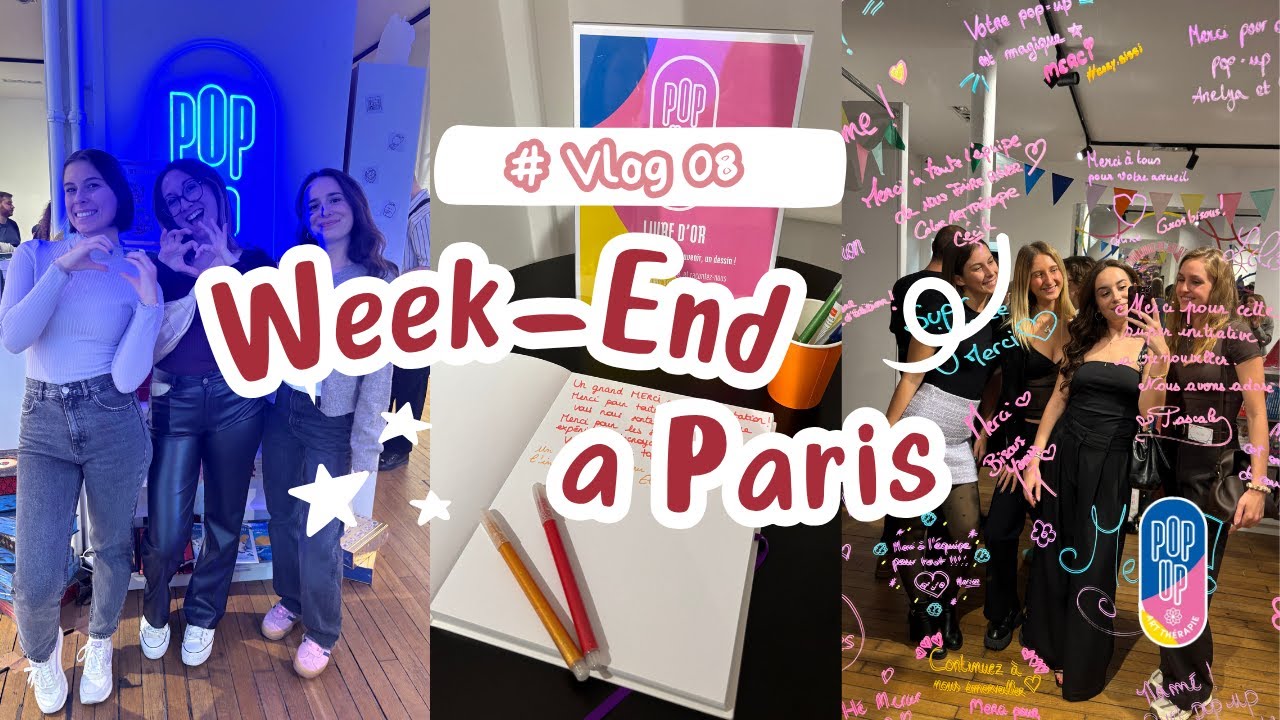 VLOG PARIS - Pop-Up Art Thérapie Hachette (coloriage, copines, rencontres...) 🖍️✨