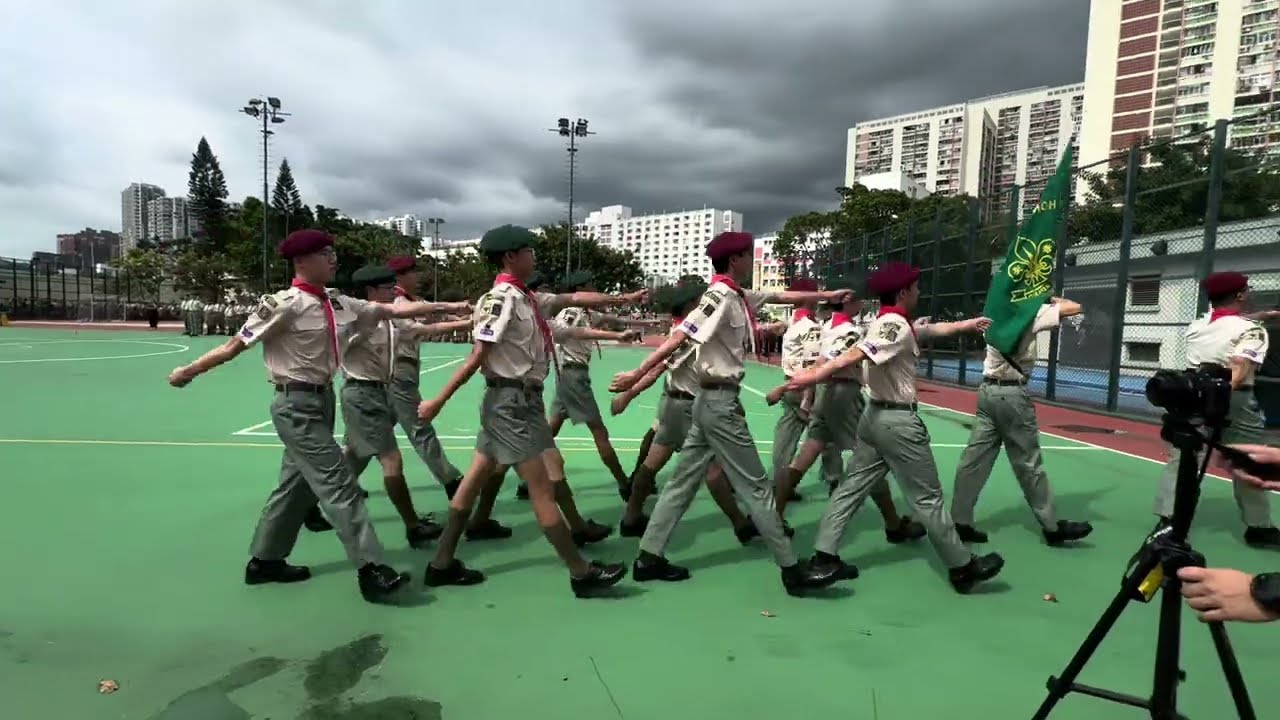 港島第十二旅 2024年香港童軍大會操步操比賽 (12thHKG 2024 Hong Kong Scout Rally Footdrill Competition)
