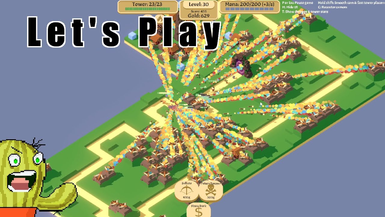 Let's Play Rogue Tower : Shortest Map Ever + Ballista Only = Speed