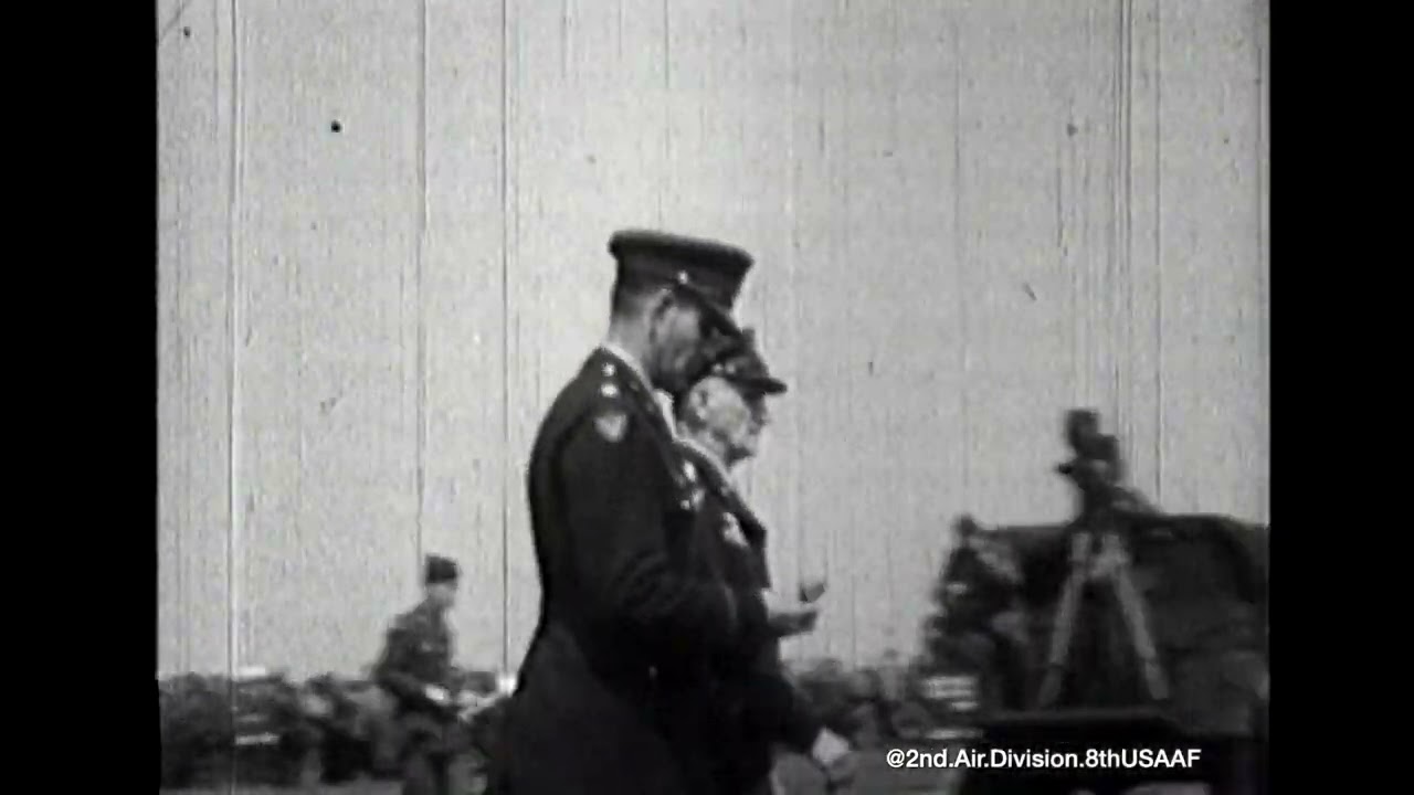 Archival Footage of 389th Bomb Group 2nd Air Division 8th USAAF at Hethel