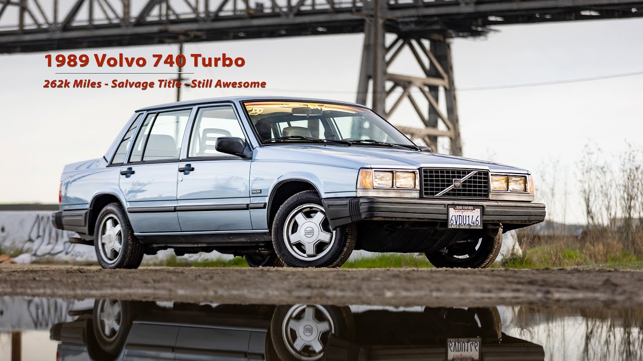 Замурованный: Volvo 740 Turbo Sedan Tour & Drive 1989 года