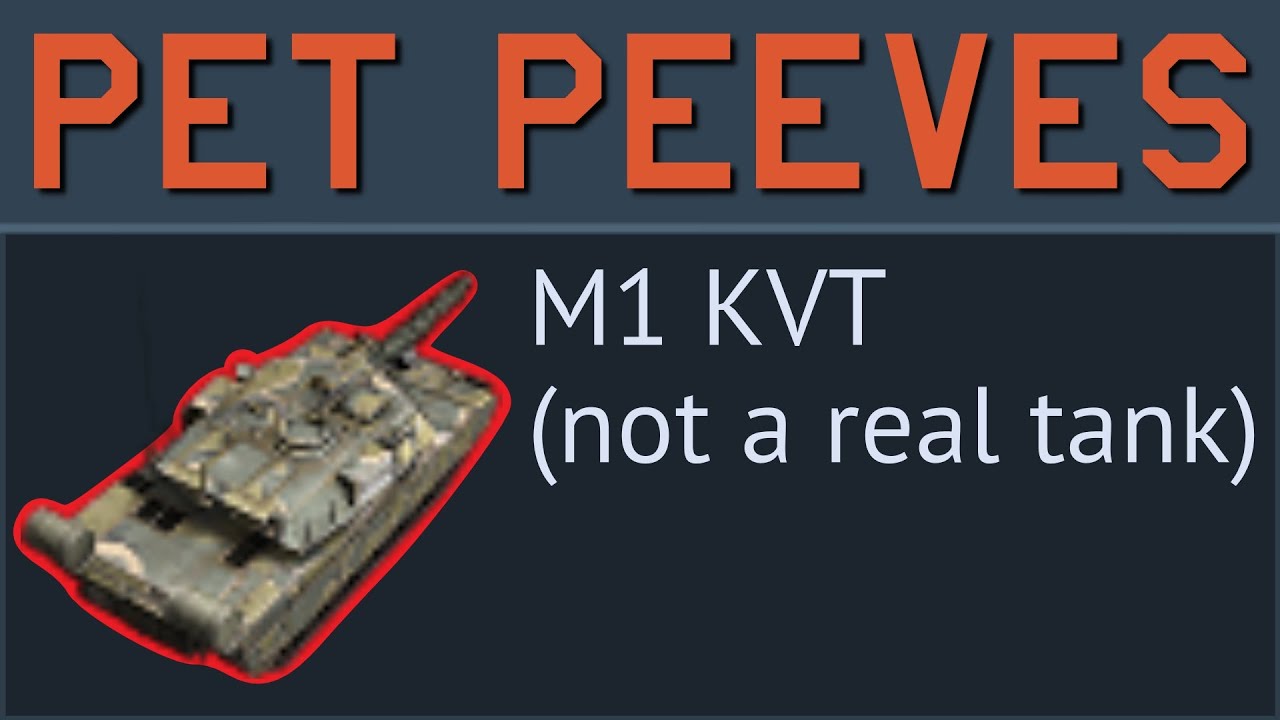 M1 KVT Isn't Real?