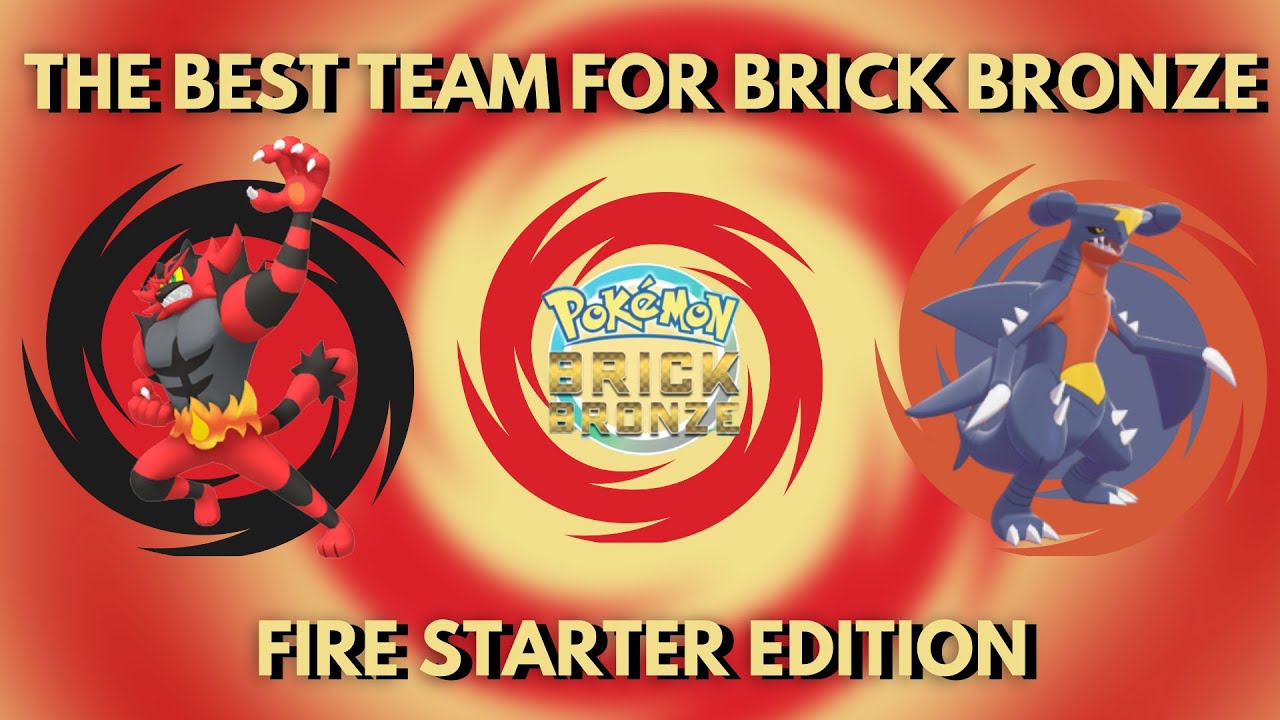 The Best Team for Pokemon Brick Bronze 2023: Fire Starter (ALL Copies)