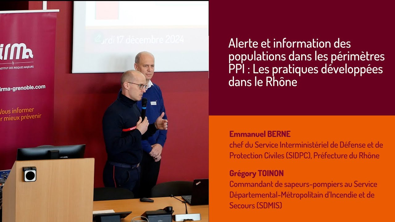 Alerte et information des populations dans les périmètres PPI : pratiques développées dans le Rhône