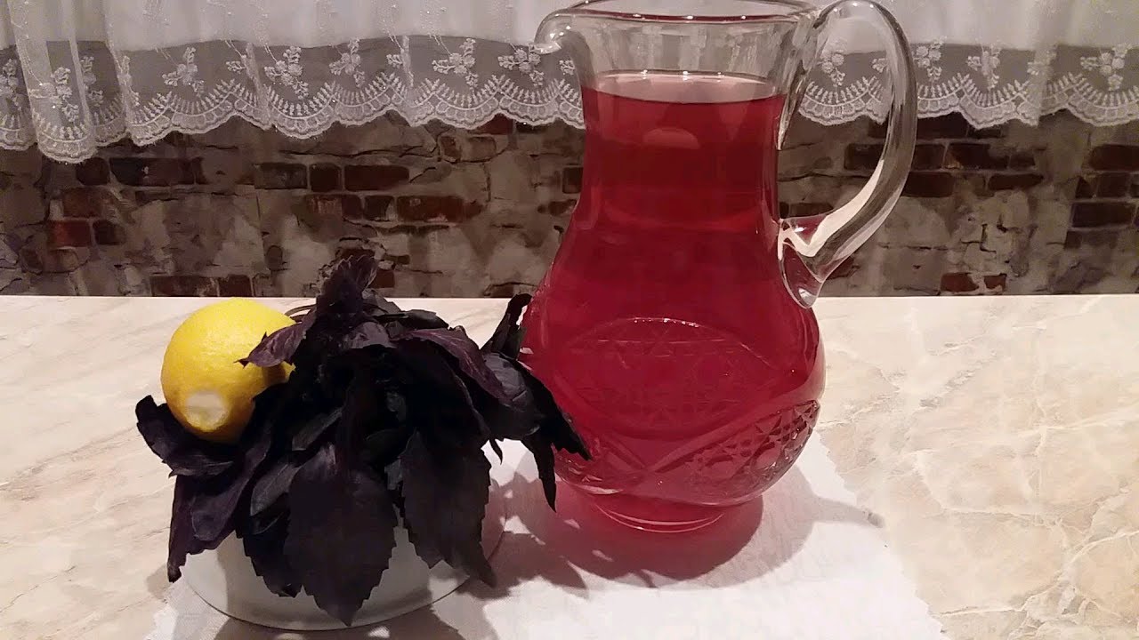 Reyhan kompotu resepti - Reyhan şərbəti. Компот из базилика и лимона. Reyhan şerbeti nasıl yapılır