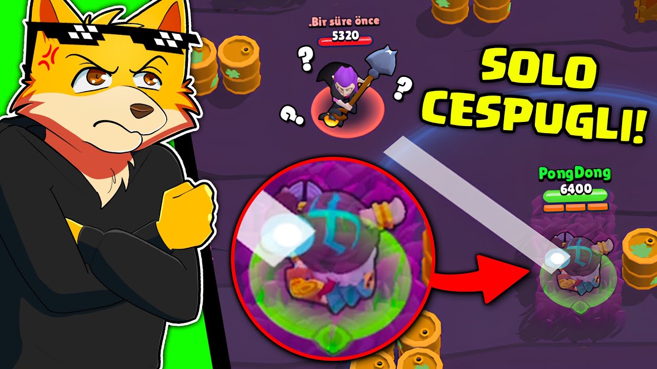 Brawl Stars Ma POSSO GIOCARE SOLO NEI CESPUGLI! - Le Sfide Pazze di Poggo