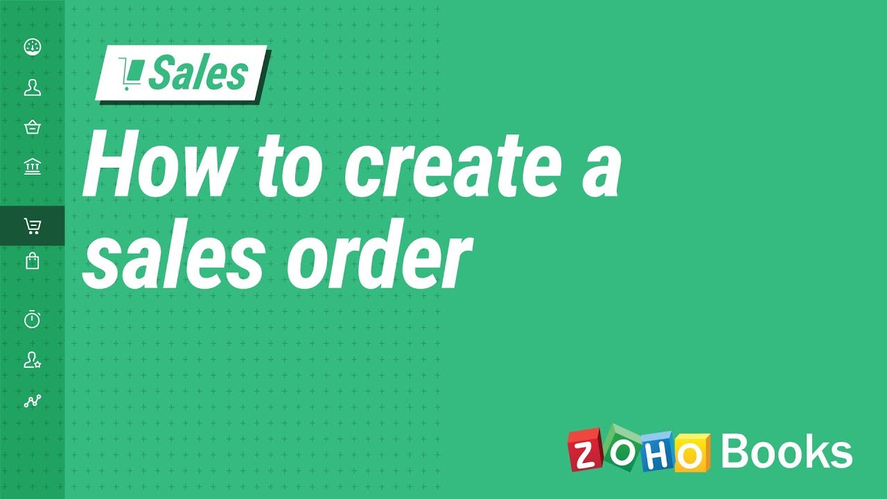How to Create a Sales Order | Zoho Books