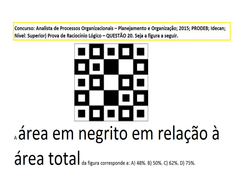 Curso de Raciocínio Lógico Teste Psicotécnico Detran e concursos Raciocínio abstrato Figura plana QI