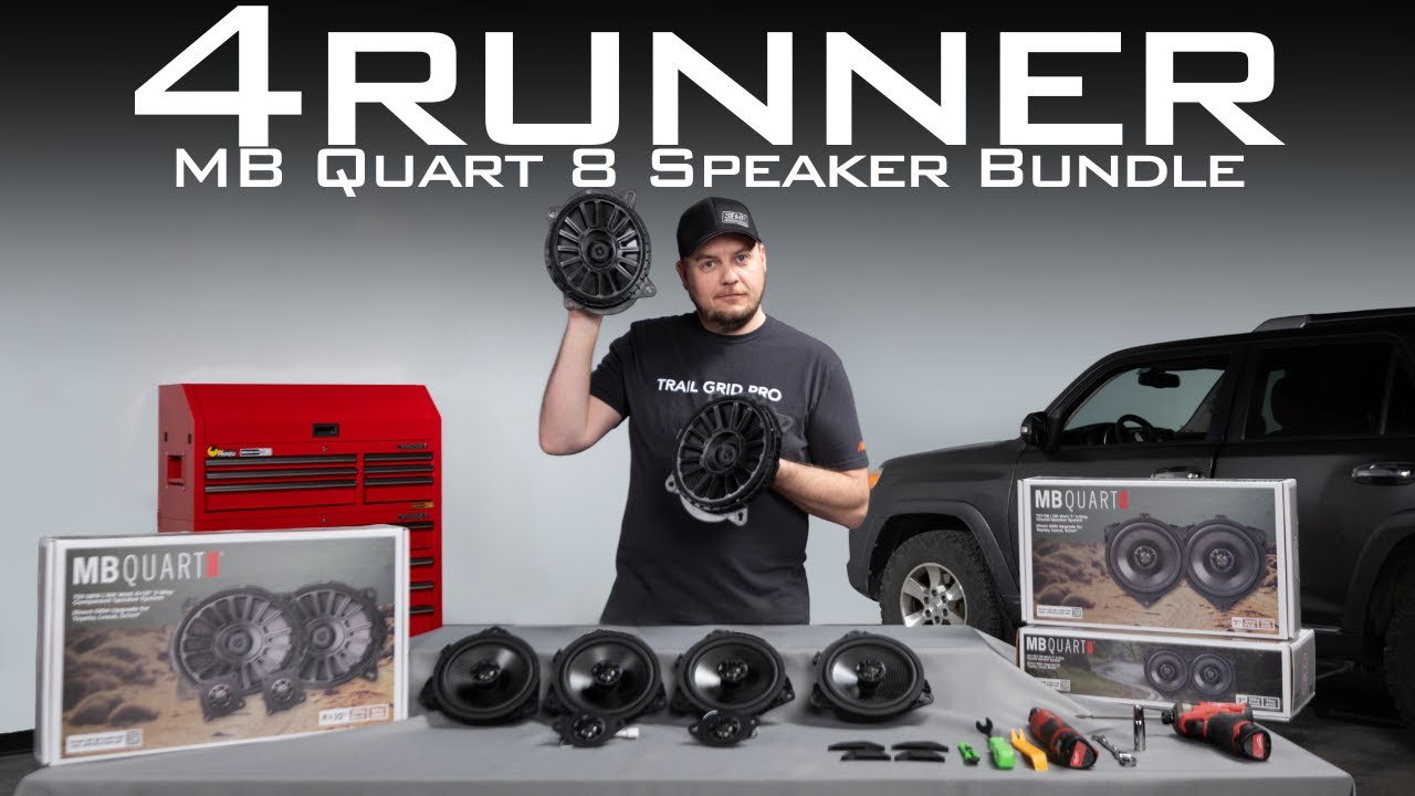 MB Quart 8 Speaker Plug & Play Install | 2010 - 2024 Toyota 4Runner