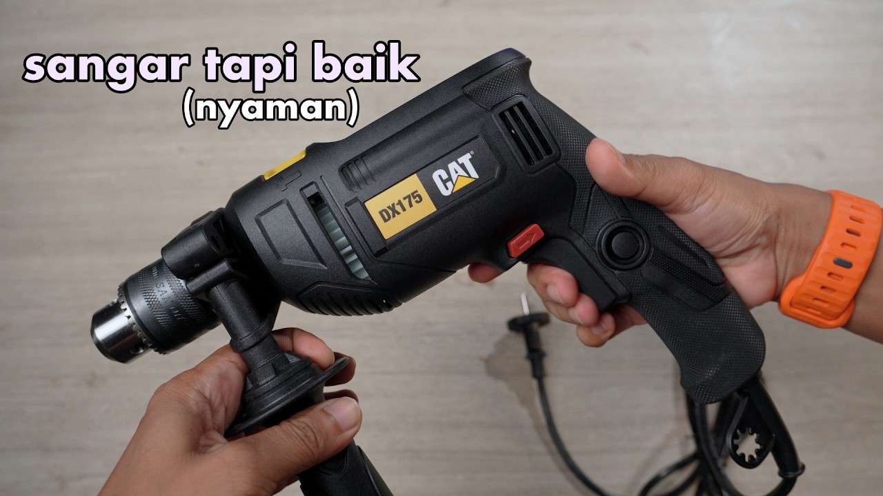 wahh, Bor perusak pasar dikelas premium nihh!! - CATERPILLAR DX175 600W ELEKTRIK IMPACT DRILL 13MM