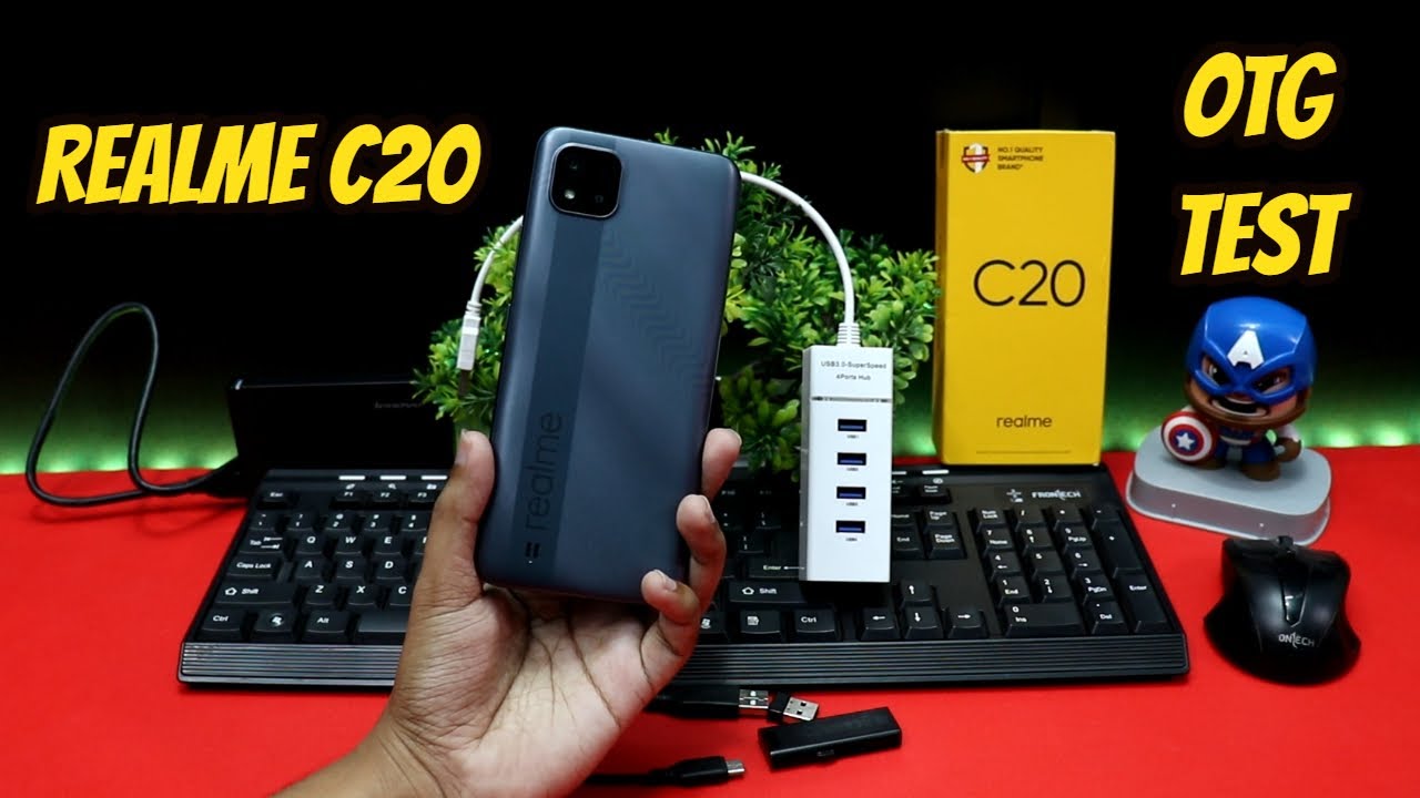 Realme C20 USB OTG & Hard Disk Support Test (Hindi)