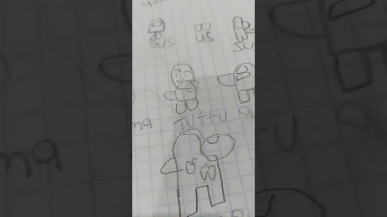 perdón por no pintar los among us