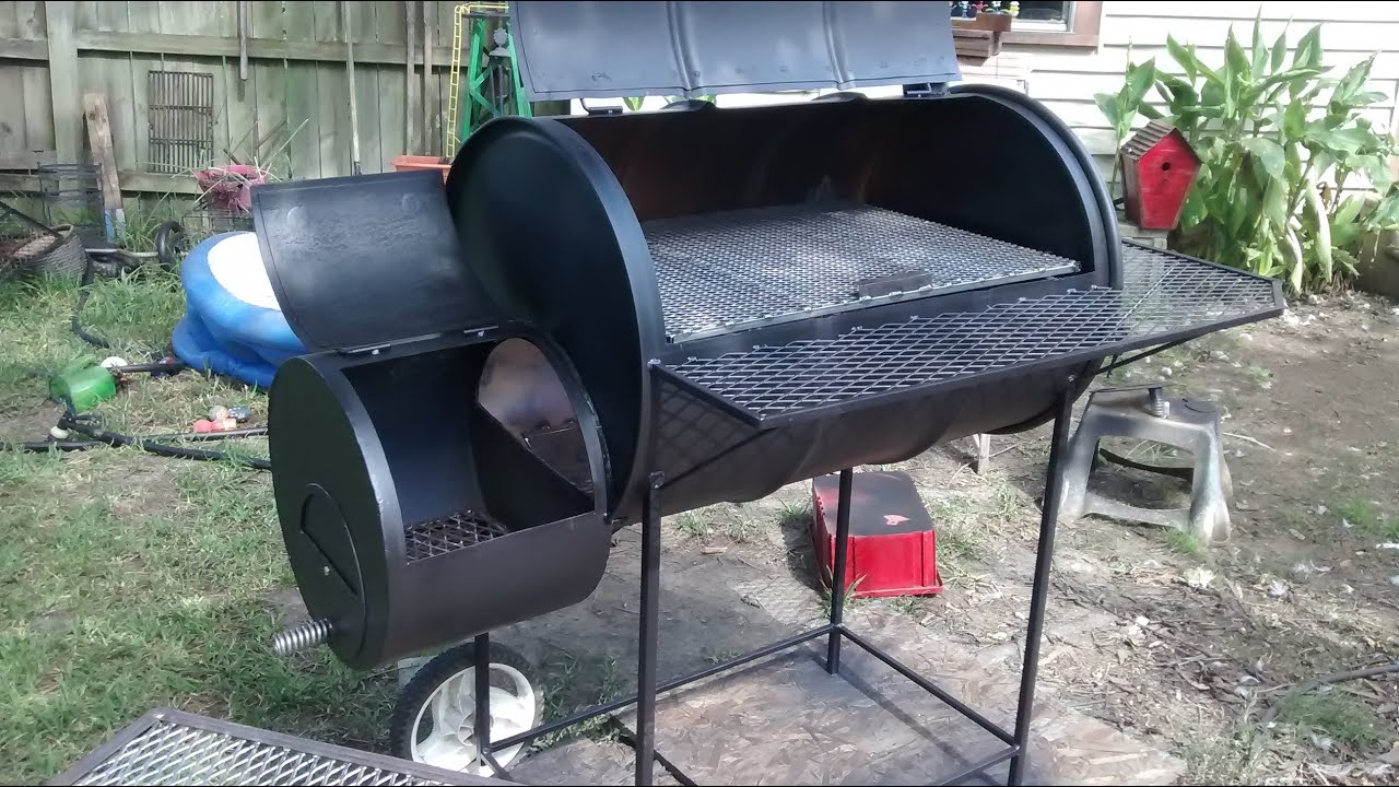 55 gallon barrel smoker build