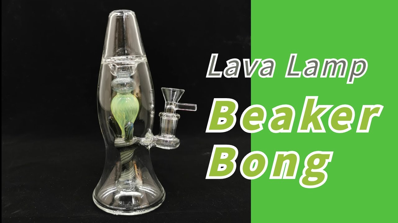 Newest Lava Lamp Beaker Bong 14mm Female Joint Oil Dab Rigs ShareBongs Product Review