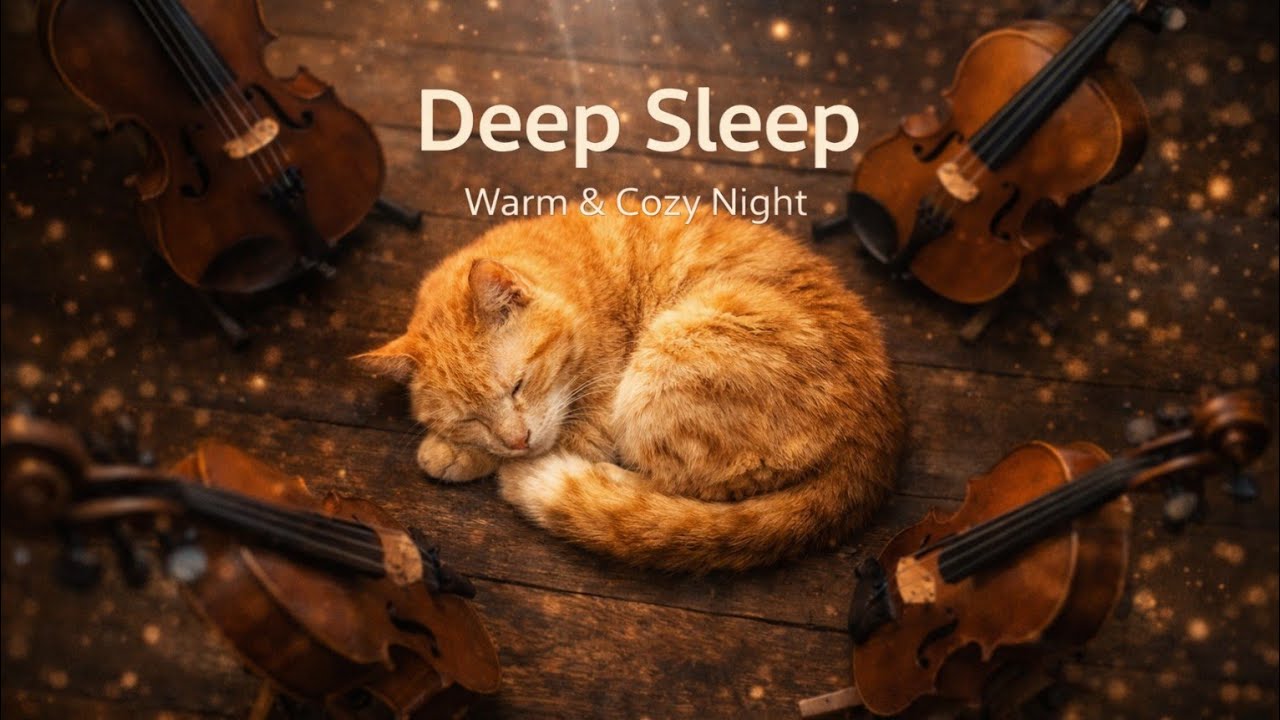 【Deep Sleep】Warm String Quartet, Gently Drifting into Sleep｜心穏やかな眠りの為の弦楽奏