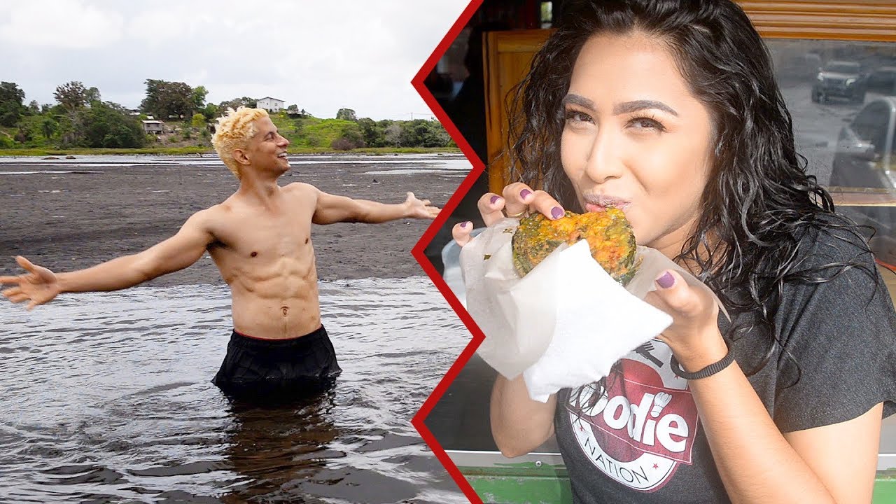 Swimming in Trinidad & Tobago's Pitch Lake! | VLOG #9 | Foodie Nation