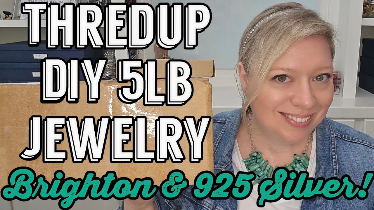 925 Sterling Silver & Brighton in this Thredup DIY 5lb Jewelry Jar Rescue Box Unboxing! 