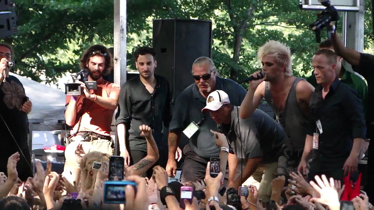 Semi Precious Weapons at Lollapalooza with Lady Gaga