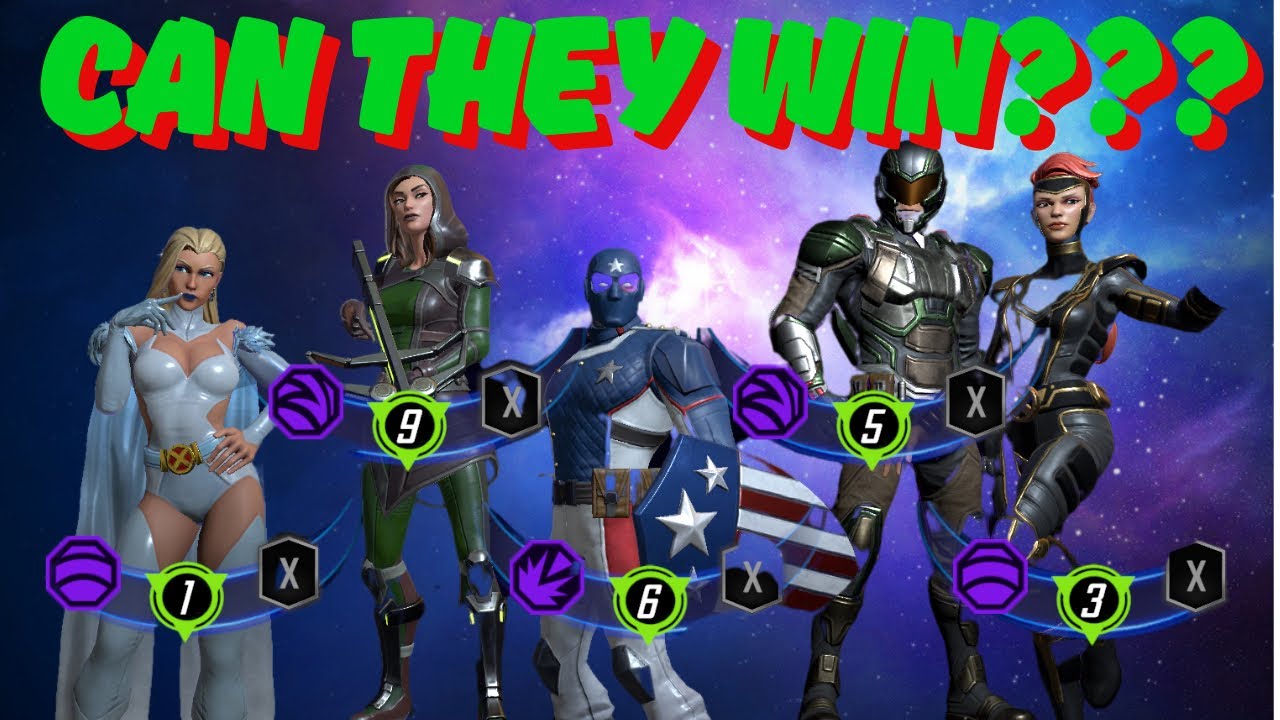 MSF-PROF X SAGA-JEAN GREY, LIBERTY, & EMMA PLAYTEST-GLOBAL HERO-SHADOWKING BOSS-MARVEL STRIKE FORCE