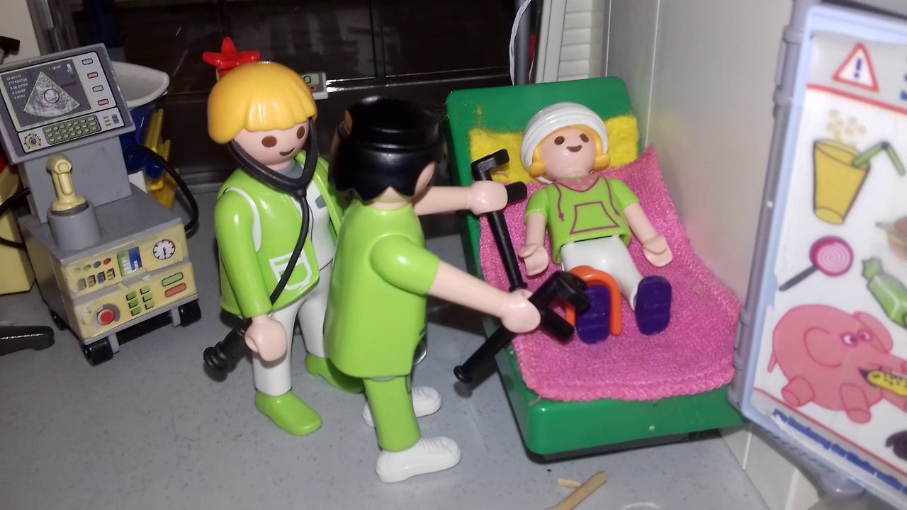 L'accident de Louise (playmobil)