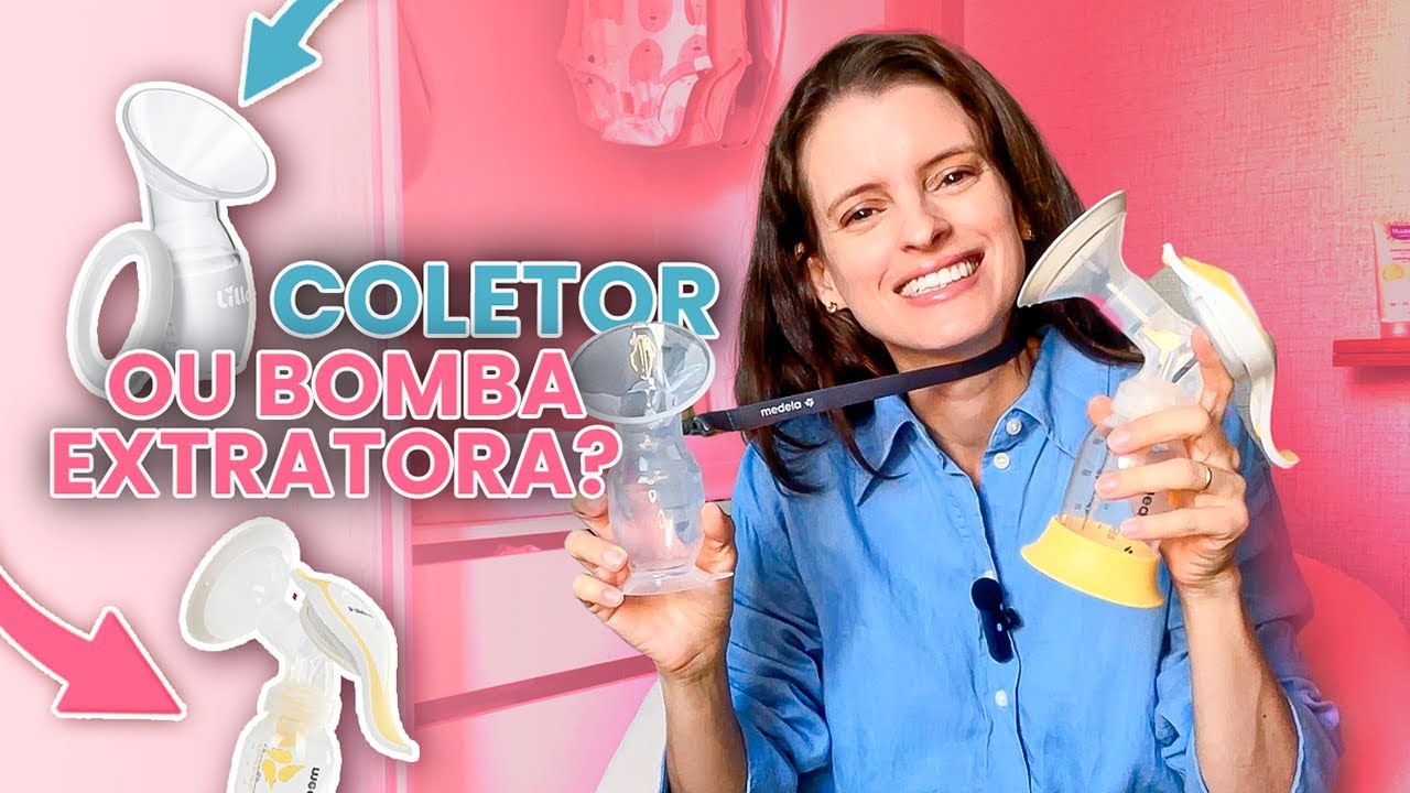 Diferença entre coletor e extratora de leite para o enxoval do bebê