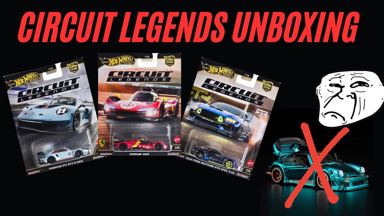 CIRCUIT LEGENDS UNBOXING / Y algunas noticias Mattel