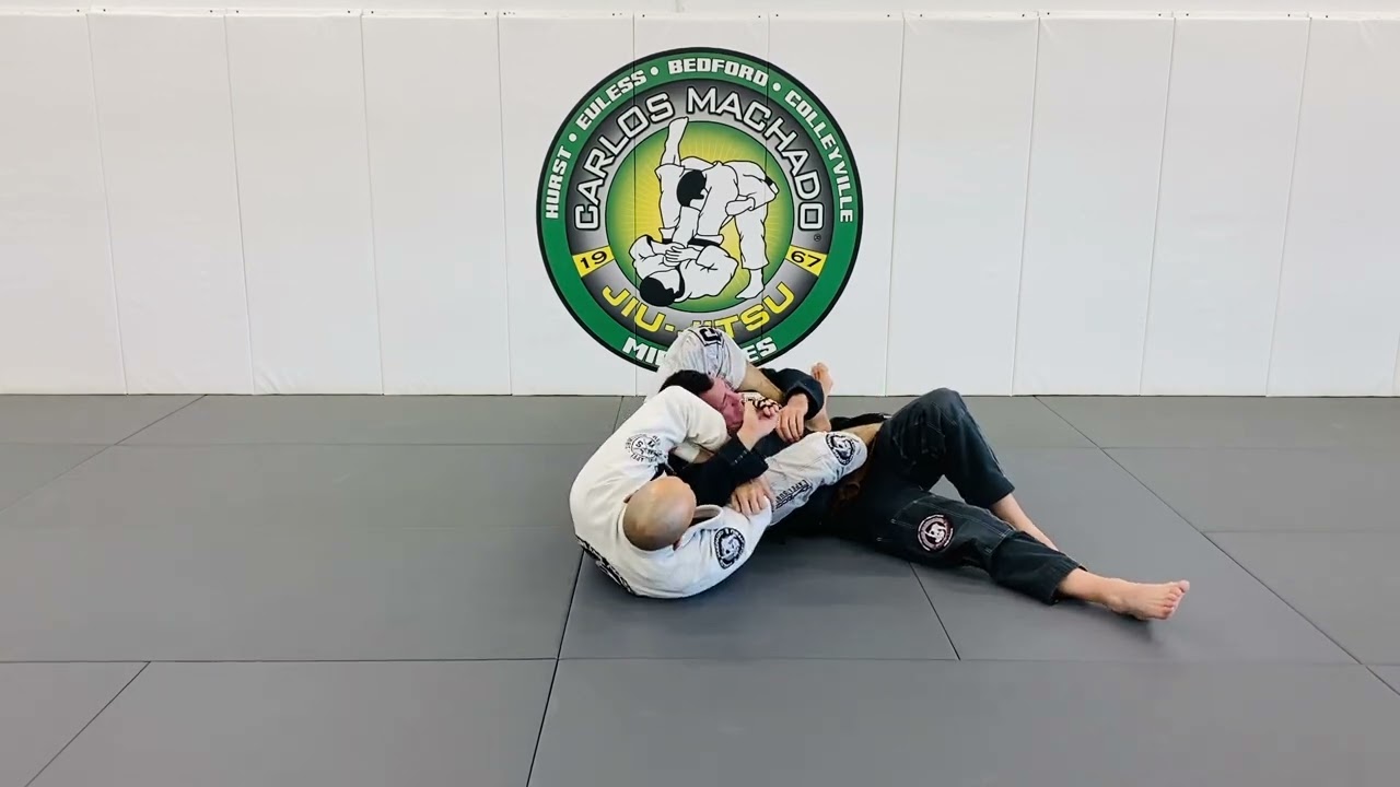 Back Take From Closed Guard Using the Figure Four Arm Control by Greg Hamilton BJJ