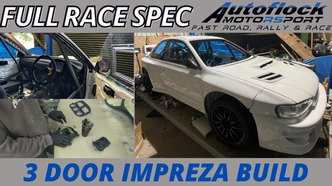Flocking a custom race spec dash for a 3dr Subaru Impreza