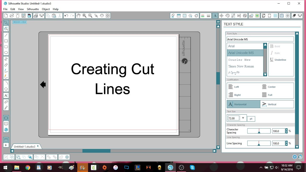 Silhouette Studio - Creating Cut Lines