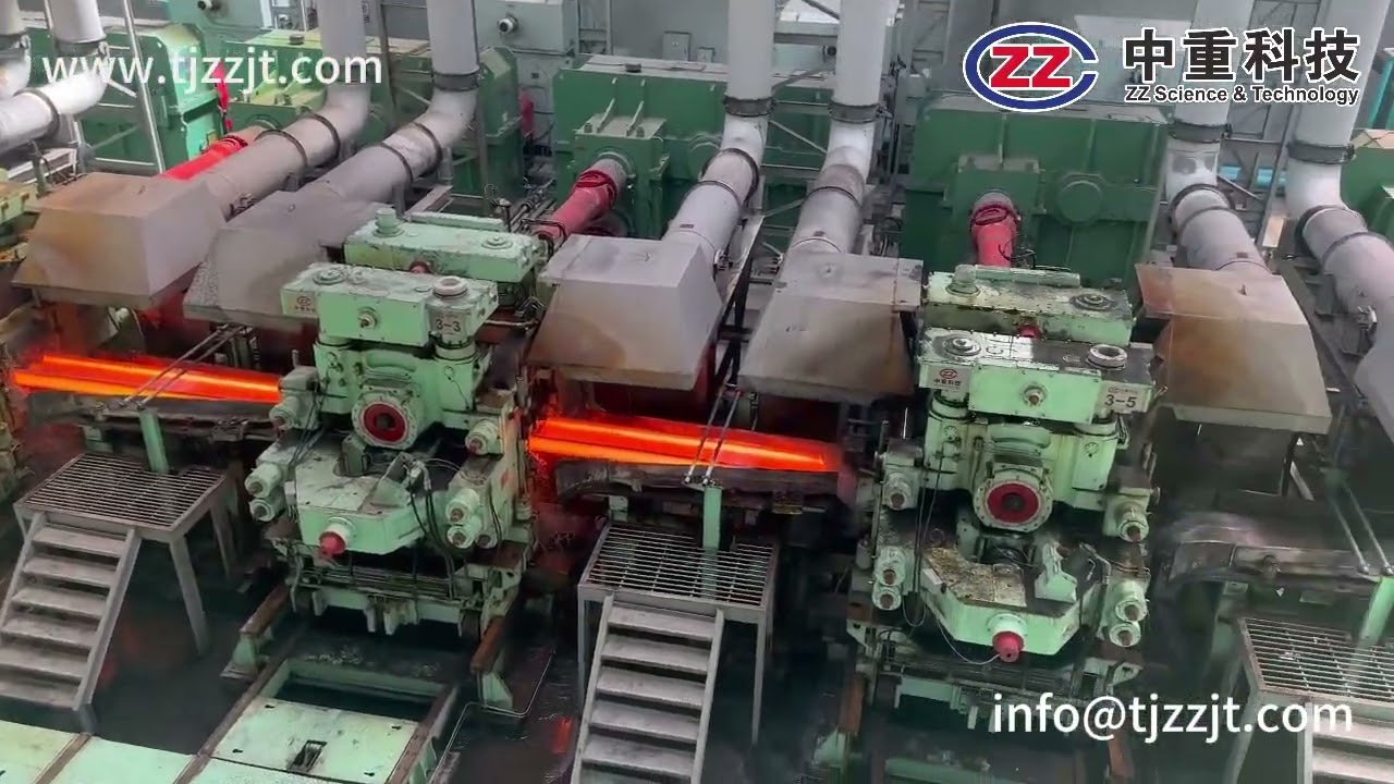 Walcarka uniwersalna do walcowania belek dwuteowych walcowanych na gorąco o średnicy 600 mm firmy ZZ Tech. Company
