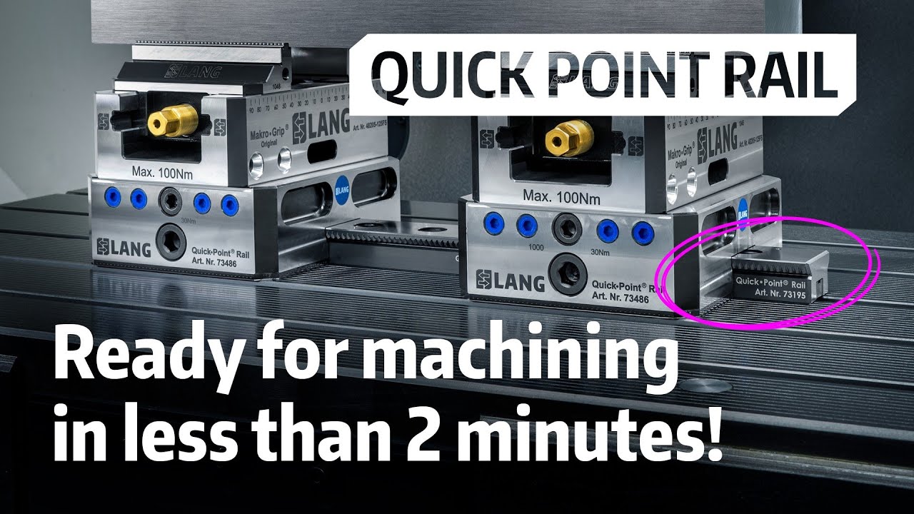 New quick clamping system for machine tables and pallets