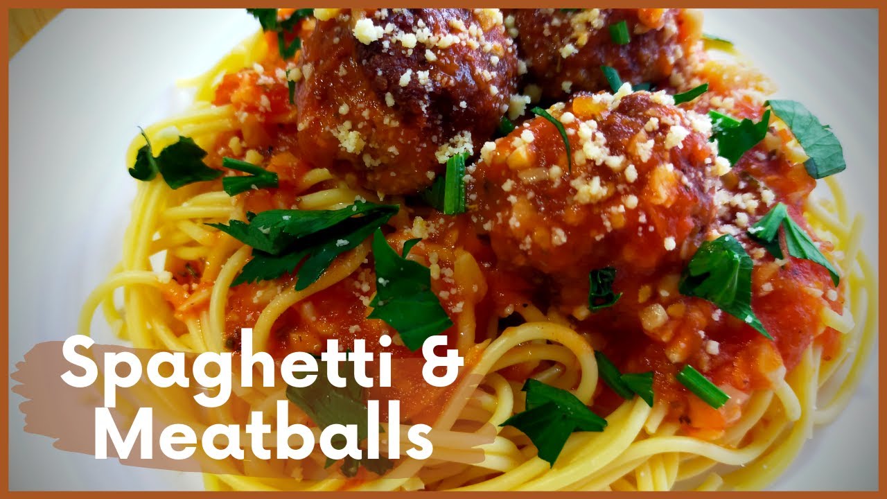 SPAGHETTI AND MEATBALLS | FRESH TOMATO SAUCE RECIPE