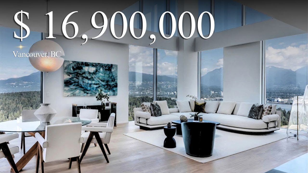 Inside a $16,900,000 Ultra-Luxury Penthouse in Vancouver | Millionaire Lifestyle Tour