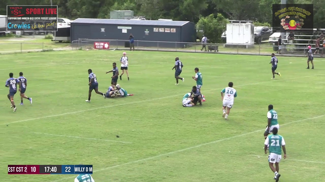 Field 1Game11 Men's Survival DayKORugbyLeague CarnivalCairns- Est Cst Connections 2 v Willy Dodd Mem