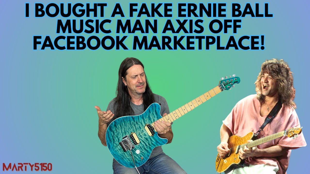 Я купил поддельную игровую приставку Ernie Ball Music Man Axis на Facebook Marketplace!